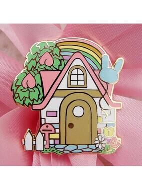 Animal Crossing Rainbow House Enamel Pins 118